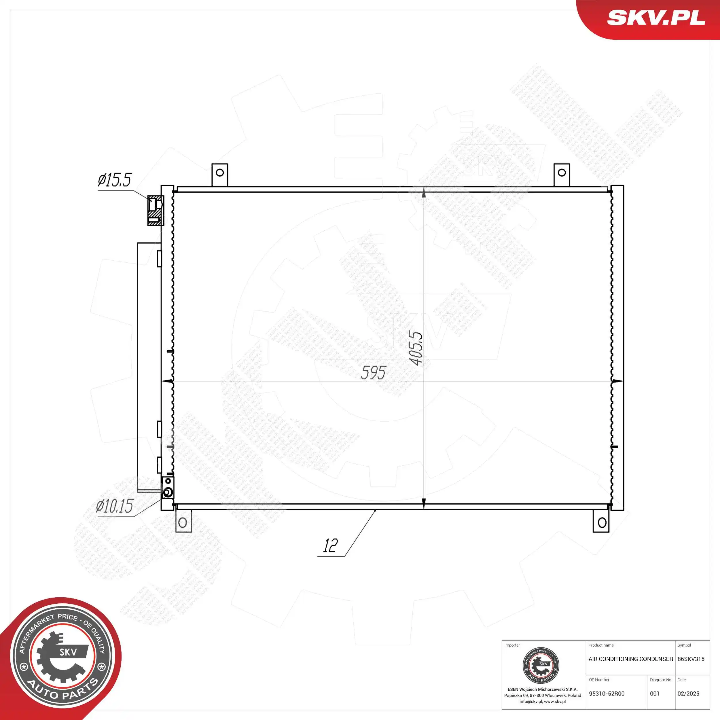 Condenser, air conditioning